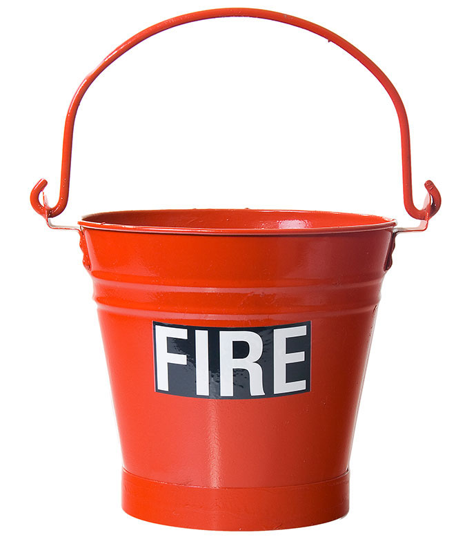 Fire Bucket 1x2 Fiber Ceramic
